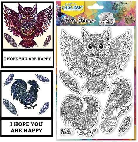CHGCRAFT Read Text Clear Stamps Inspirational Quotes Transparent Stamps Books Silicone Clear Stamp Seals for Carding Making DIY Scrapbooking Photo Album Decoration, 4.3x6.3 inch in Saudi Arabia