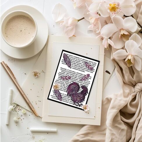 CHGCRAFT Read Text Clear Stamps Inspirational Quotes Transparent Stamps Books Silicone Clear Stamp Seals for Carding Making DIY Scrapbooking Photo Album Decoration, 4.3x6.3 inch in Saudi Arabia