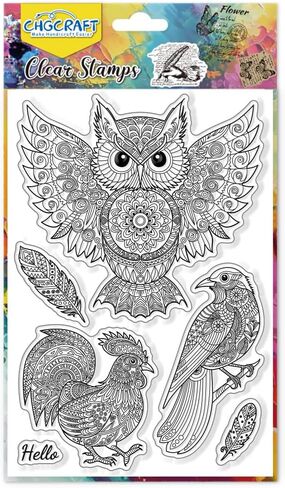 CHGCRAFT Read Text Clear Stamps Inspirational Quotes Transparent Stamps Books Silicone Clear Stamp Seals for Carding Making DIY Scrapbooking Photo Album Decoration, 4.3x6.3 inch in Saudi Arabia
