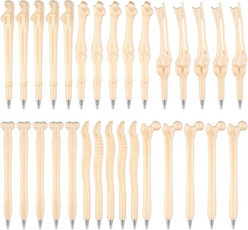 30pcs قلم الهالوين في هالوين ، أقلام عظم الجدة ، قلم حبر الهيكل العظمي لفنان دكتور ممرضة مدرسة هالوين تجمع in Kuwait