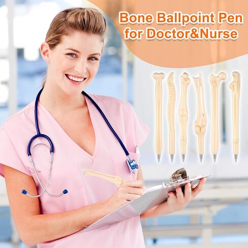 30pcs قلم الهالوين في هالوين ، أقلام عظم الجدة ، قلم حبر الهيكل العظمي لفنان دكتور ممرضة مدرسة هالوين تجمع in Kuwait