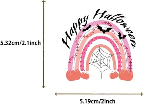 50Pcs Cute Halloween Decoration Sticker for Kids Pink Halloween Stickers for Girls Vinyl Waterproof Stickers for Water Bottle Laptop Party Favors(Pink) in Saudi Arabia
