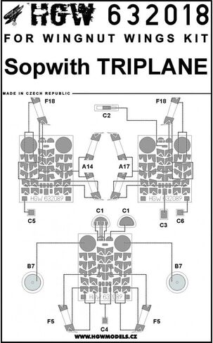132106 1/32 Sopwith Triplane Super Detail in Saudi Arabia