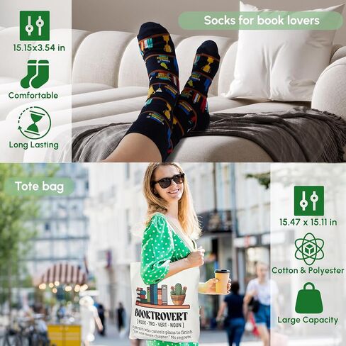 Luxury Book Lover Gifts for Women, Gifts for Readers Book Lovers Women, Books Club Accessories for Reading, Bookish & Librarian Gift, Bookclub Gift Ideas, Books Blanket Set Box Basket Stuff Birthday in Saudi Arabia