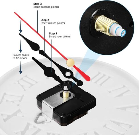 Round Round Wall Clock راتنج الايبوكسي 2 مجموعات على مدار الساعة راتنجات السيليكون على مدار الساعة طقم ساعة الحائط الصب الموقت صنع قوالب لصنع مركبة فنية DIY إكسسوارات التمرينات in Saudi Arabia