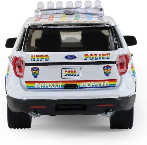 Greenlight 43050 -C 1:64 Scale Hot Pursuit Series 47 Diecast Police Meanicles 2016 Foly Interceptor Utility - NYPD Pride Livery in Saudi Arabia