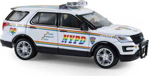 Greenlight 43050 -C 1:64 Scale Hot Pursuit Series 47 Diecast Police Meanicles 2016 Foly Interceptor Utility - NYPD Pride Livery in Saudi Arabia