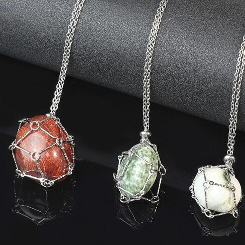 3 PCS Crystal Necklace Molder Necklate Stone حامل الحجر القابل للتعديل in Saudi Arabia