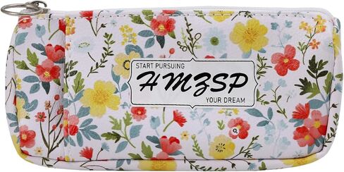 حامل قلم مرن قابل للتعديل للكمور ، حقيبة السوستة المدرسية للقرطاسية للمجلات والكتاب والمخططون أبيض in Kuwait