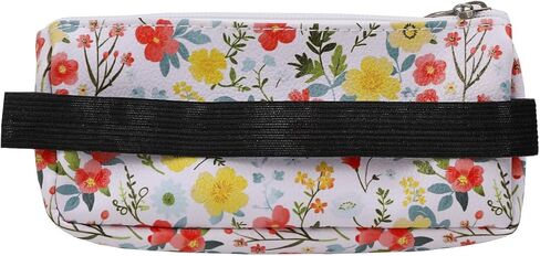 حامل قلم مرن قابل للتعديل للكمور ، حقيبة السوستة المدرسية للقرطاسية للمجلات والكتاب والمخططون أبيض in Kuwait