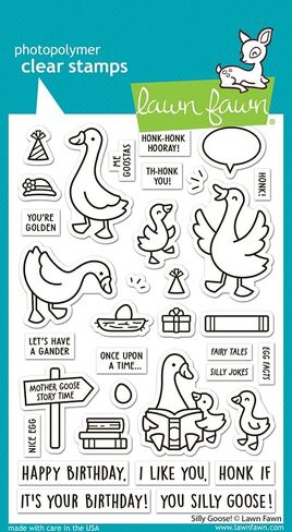 Lawn Fawn Silly Goose Clear Stamps, 4"x6", LF3844 in Saudi Arabia