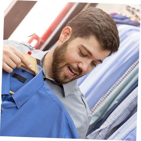 GLEAVI 150 PCS علامات حجم شماعات البلاستيك الأحمر لرفوف الملابس ، ملصقات خزانة للتعليق ، علامات بيع لمنظمة الملابس in Saudi Arabia