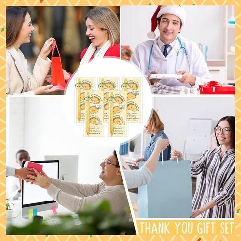 20 Set Positive Taco Party Favors Emotional Support Mental Health Luminous Ballpoint Pen with Inspirational Bookmark for Taco Tuesday Fun Party Favor Employee Staff Appreciation in Saudi Arabia