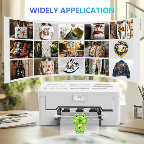 Peacock 33 DTF Printer A3 XP600 طابعة الملابس المباشرة التي تتميز بنظام إعادة تدوير الحبر الأبيض ووظيفة التنظيف التلقائي in Saudi Arabia