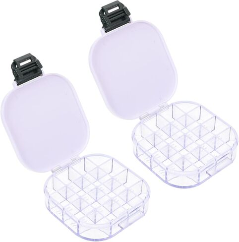 GADPIPARTY 16-COMPARTMENT BAINCOLOR DOPMMENT BOX 2 PCS لوحة ترطيب للفنانين ألوان عشوائية للطلاء والفن المشاريع الفنية in Kuwait