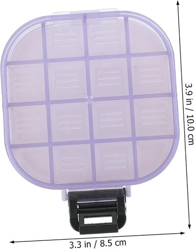 GADPIPARTY 16-COMPARTMENT BAINCOLOR DOPMMENT BOX 2 PCS لوحة ترطيب للفنانين ألوان عشوائية للطلاء والفن المشاريع الفنية in Kuwait
