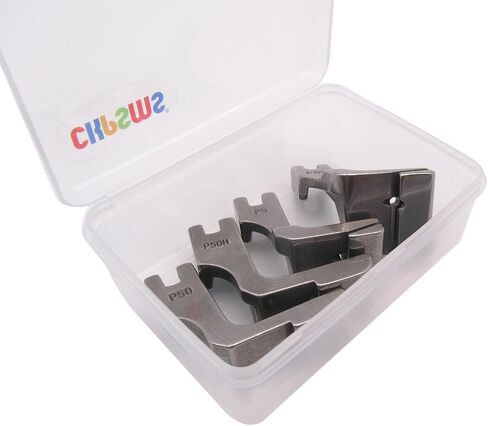 CKPSMS Brand - 4PCS Shirring/Gathering Tape Presser Foot​ Compatible with/Replacement for JUKI Brand DDL-5550 DDL-8700 DDL-9000 TL-18QVP TL-2010Q Brother Brand DB2-B745 DB2-B755 Singer Brand 95 96 in Saudi Arabia