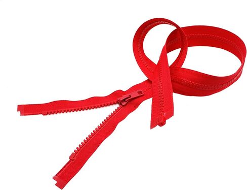 YKK® 19" Vislon Zipper ~ YKK #5 Molded Plastic ~ Separating - 820 Atom Red (1 Zipper/Pack) in Saudi Arabia