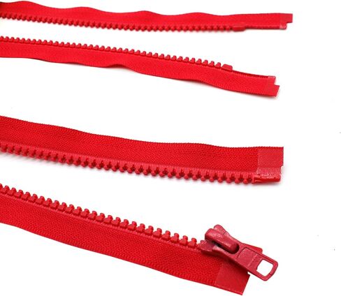 YKK® 19" Vislon Zipper ~ YKK #5 Molded Plastic ~ Separating - 820 Atom Red (1 Zipper/Pack) in Saudi Arabia
