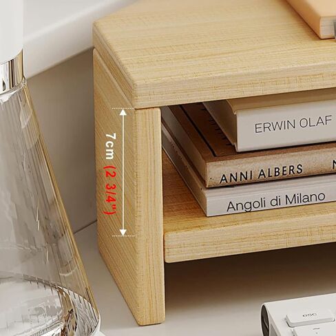 طبقة مزدوجة الطبقة الخشبية شاشة شاشة ، رصد الناهض للمكتب على شكل ل ، حامل كمبيوتر محمول الزاوية مع فتحات ، مسافة توفير المكتب الزاوية الناهض in Kuwait