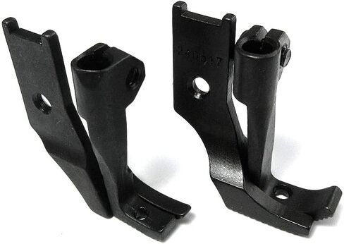 Left + Right Toe Zipper Foot Set Walking Foot for Juki Dnu241,Dnu-1541, Lu-562, Lu-563 Consew 206Rb Singer 111 211W in Saudi Arabia