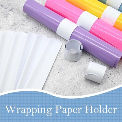 12/24 Pcs Vinyl Roll Holders with Permanent Marker Pens Vinyl Rolls Storage for Craft Room DIY Adhesive Vinyl Htv Iron-On Wallpaper (24) in Saudi Arabia