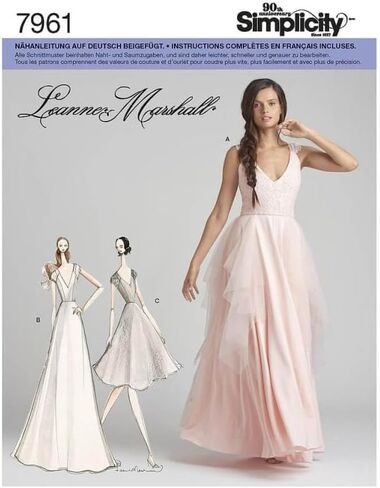 البساطة US8289P5 مناسبة مناسبة لللباس من المناسبات الخاصة للنساء من قبل Leanne Marshall ، الأحجام 12-20 in Saudi Arabia