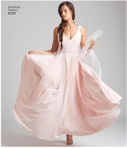 البساطة US8289P5 مناسبة مناسبة لللباس من المناسبات الخاصة للنساء من قبل Leanne Marshall ، الأحجام 12-20 in Saudi Arabia