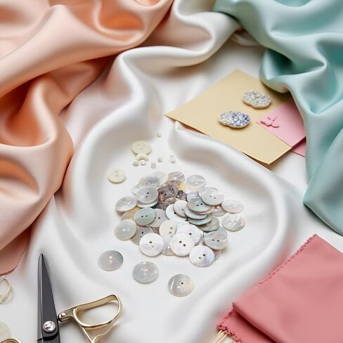 30Pcs Gray Pearl Shell Buttons for Sewing, Mother of Pearl Set, Shell Buttons for Clothes Blazer Suits Shirts Crafts DIY 15mm/18mm/20mm 3 Sizes 2 Holes, Sewing Notions and Supplies in Saudi Arabia