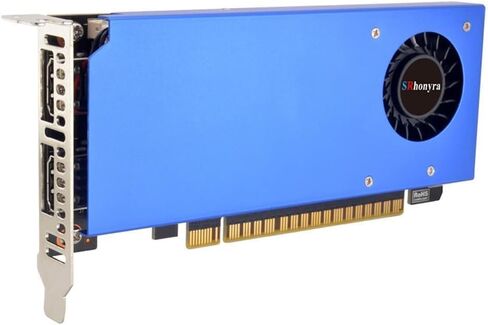 بطاقة رسومات SRhonyra GeForce GTX 1650 4GB منخفضة المستوى GDDR5 128 بت بطاقة فيديو مزدوجة الشاشة DP HDMI مخرجات فتحة واحدة GPU PCI-e 3.0 x16 حافلة تعمل بالطاقة in Kuwait