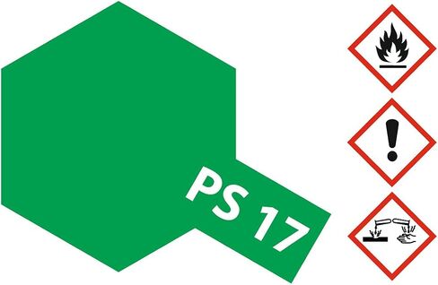 Tamiya Polycarbonate PS-17 Metal Green TAM86017 Lacquer Primers & Paints in Saudi Arabia
