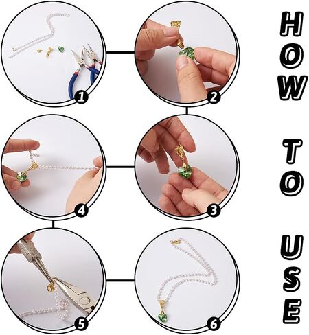Fashewelry 12pcs Sterling Silver Patch & Snap on Bails - 6 أنماط مشبك مشبك لقلادة DIY ، قرط ، حرفة مجوهرات مفاتيح مفاتيح in Saudi Arabia