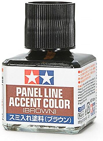 TAMIYA Panel Line Accent Color 40ml Brown TAM87132 Plastics Paint Enamels in Saudi Arabia