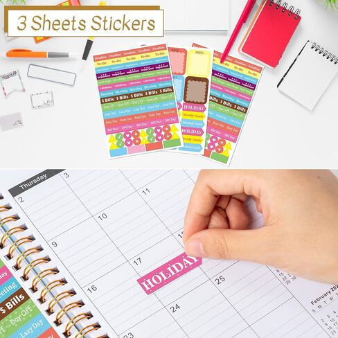 Xqumoi 2026 A5 Planner - Skuln Skull Skulton 2026 Weekly and Monthly Planner لا يهتم أحد بأدفاب محافظات الكتابة القوطية ، يناير 2026 - ديسمبر 2026 ، تقويم الغلاف مع ملصقات علامات التبويب الخلفية الخلفية in Kuwait