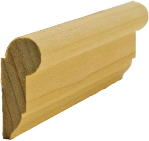 EWPC11 Picture Hanging Rail 1-5/8" Tall x 11/16" Moulding. Unfinished, Poplar, 94" in Saudi Arabia