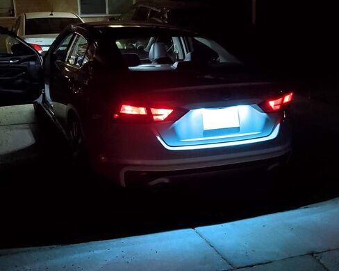 iJDMTOY OEM-Fit 3W Full LED License Plate Light Kit Compatible With 2019/2020-up Nissan Altima Sentra Versa Rogue, Powered by 18-SMD Xenon White LED in Kuwait