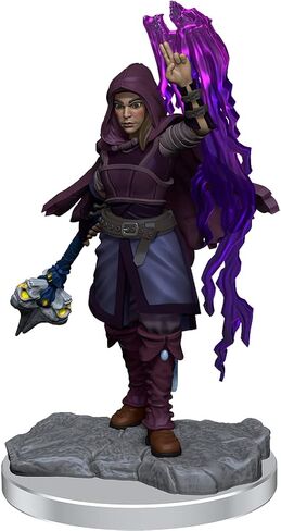 WizKids D&D Nolzur's Marvelous Miniatures: Half-Elf Warlock Unpainted Dungeons and Dragons Miniatures in Saudi Arabia