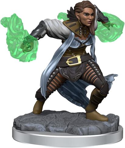 WizKids D&D Nolzur's Marvelous Miniatures: Half-Elf Warlock Unpainted Dungeons and Dragons Miniatures in Saudi Arabia