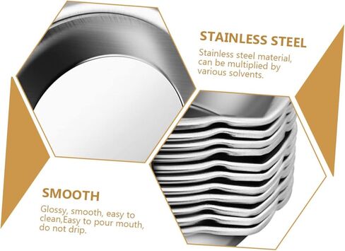 صينية ألوان مائية من الفولاذ المقاوم للصدأ 18 مساءً للطلاب والفنانين لوحة الطلاء متعددة الوظائف. in Kuwait