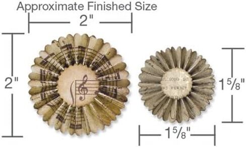 Sizzix Sizzlits Decorative Strip Die - Mini Paper Rosettes (2 Sizes) by Tim Holtz in Saudi Arabia