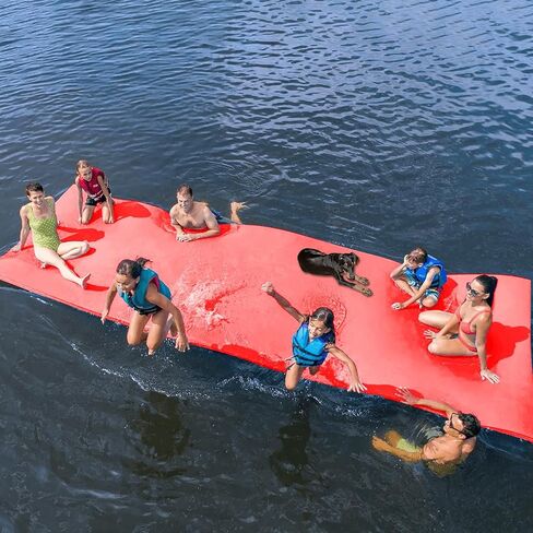 Floating Mat for Lake, 9/12/18 FT Floating Water Mat with Tear-Resistant XPE Foam in Kuwait