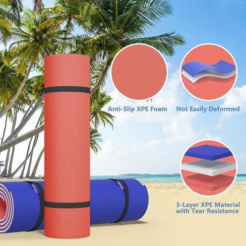 Floating Mat for Lake, 9/12/18 FT Floating Water Mat with Tear-Resistant XPE Foam in Kuwait