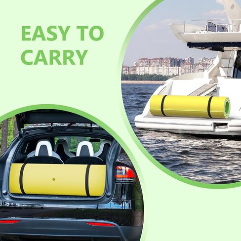 Floating Mat for Lake, 9/12/18 FT Floating Water Mat with Tear-Resistant XPE Foam in Kuwait