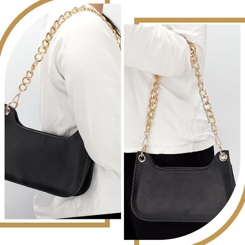 PH PandaHall Chunky Metal Purse Chain Metal Chain Strap, Handles Shoulder Strap Handbag Chain Replacement in Saudi Arabia