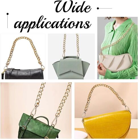 PH PandaHall Chunky Metal Purse Chain Metal Chain Strap, Handles Shoulder Strap Handbag Chain Replacement in Saudi Arabia