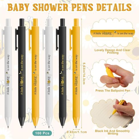 50 Set A New Chapter Will Soon Begin Baby Shower Gifts Pens for Guest Storybook Baby Shower Party Favors Retractable Ballpoint Pens Thank You Cards Gender Reveal Supplies Souvenirs Prizes in Saudi Arabia