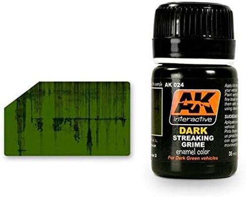 AK -interaction AK 024 ، Streaking Grime للمركبات المظلمة - 35 مل / 1.18 fl.oz جرة - طراز بناء الدهانات والأدوات # AK -024 in Saudi Arabia