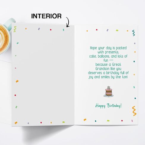 Birthday Card for Aunt,Unique Auntie Gifts from Nephew Niece,Thick Card Stock with Premium Envelope 5.3in x 8in in Saudi Arabia