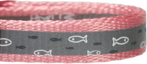 Reflective Cat Collar with Airtag Holder Breakaway Safety Airtag Kitten Collars with Bell for Female Girl Cats,Pink in Kuwait