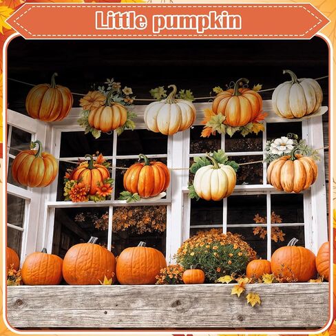 Fall Pink Little Pumpkin Baby Shower Banner Burlap Decorations Halloween Autumn Thanksgiving Baby Shower Party Garland Decorations for Boy Girl Gender Reveal Wedding Birthday Party Decor in Saudi Arabia